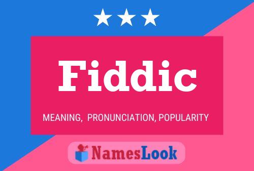 Fiddic Name Poster