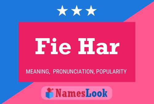 Fie Har Name Poster