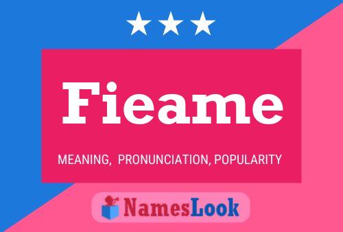 Fieame Name Poster