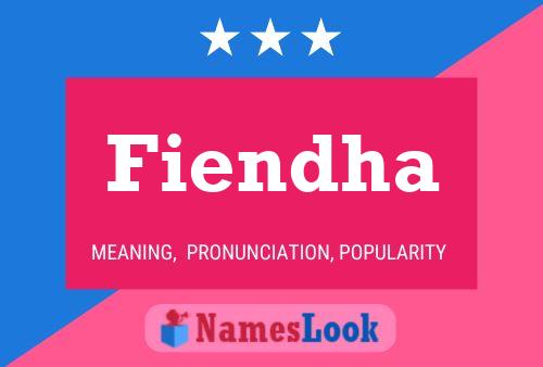 Fiendha Name Poster