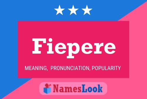 Fiepere Name Poster