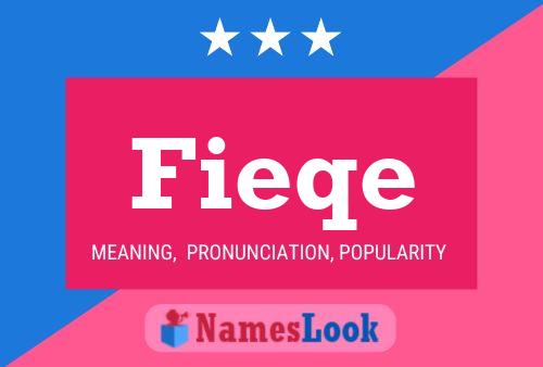 Fieqe Name Poster