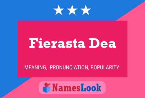 Fierasta Dea Name Poster