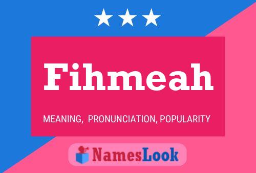 Fihmeah Name Poster