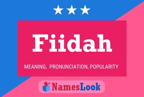 Fiidah Name Poster