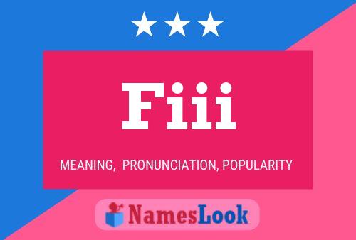 Fiii Name Poster