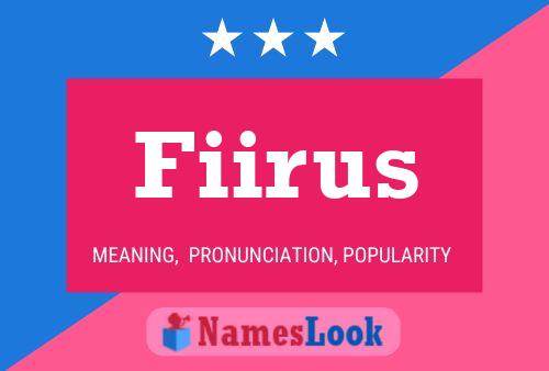 Fiirus Name Poster