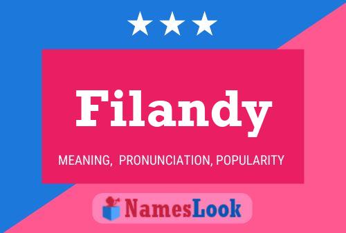 Filandy Name Poster