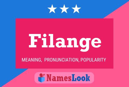 Filange Name Poster