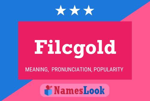 Filcgold Name Poster