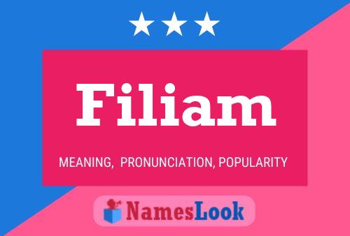 Filiam Name Poster