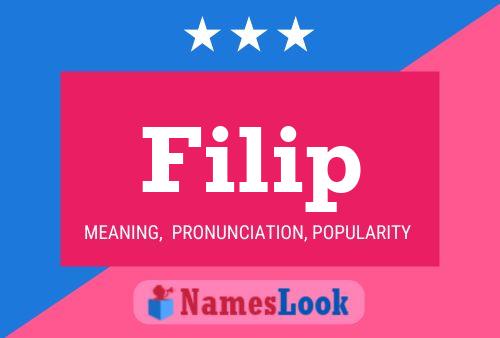 Filip Name Poster