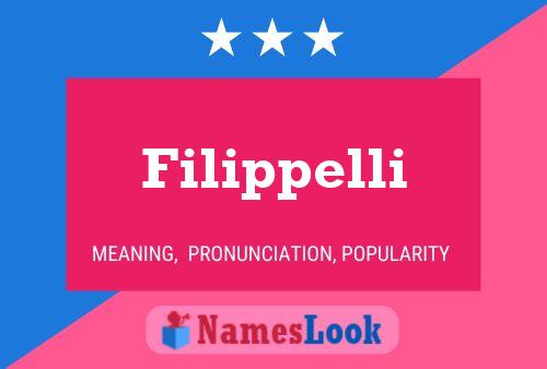 Filippelli Name Poster