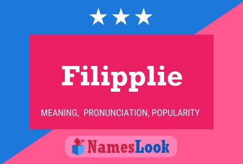 Filipplie Name Poster