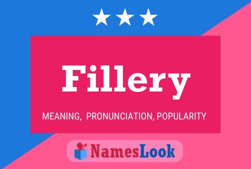 Fillery Name Poster