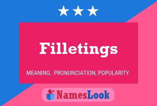 Filletings Name Poster