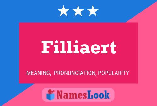 Filliaert Name Poster