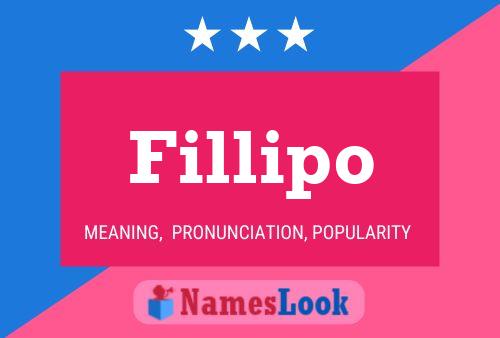 Fillipo Name Poster