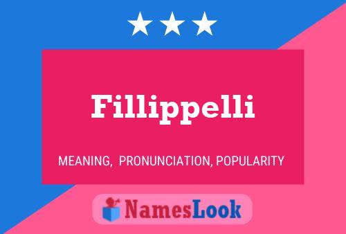 Fillippelli Name Poster