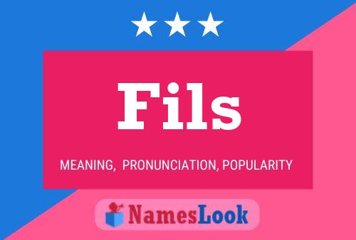 Fils Name Poster