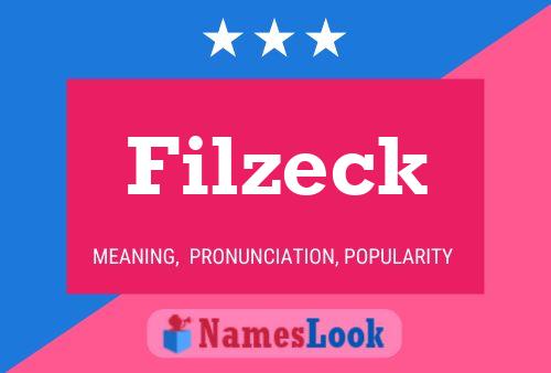 Filzeck Name Poster