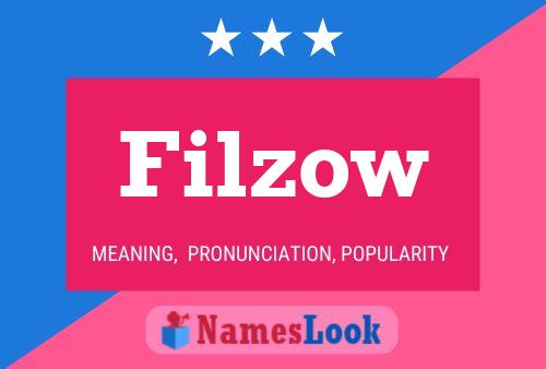 Filzow Name Poster