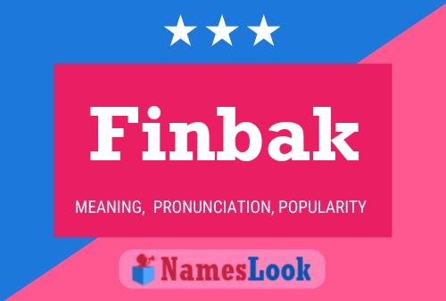 Finbak Name Poster