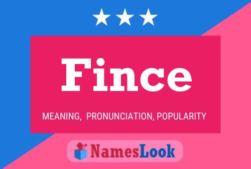 Fince Name Poster