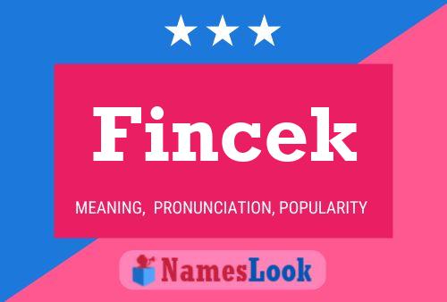 Fincek Name Poster