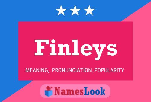 Finleys Name Poster