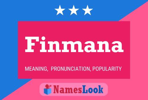 Finmana Name Poster