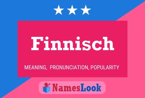 Finnisch Name Poster