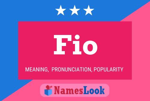 Fio Name Poster