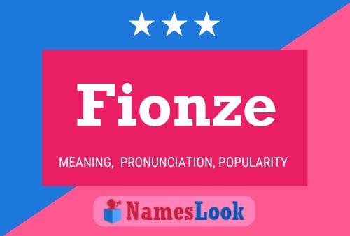 Fionze Name Poster