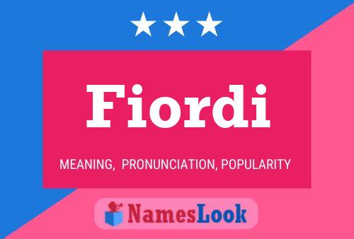 Fiordi Name Poster