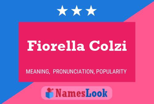 Fiorella Colzi Name Poster