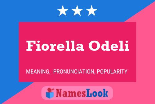 Fiorella Odeli Name Poster