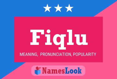 Fiqlu Name Poster