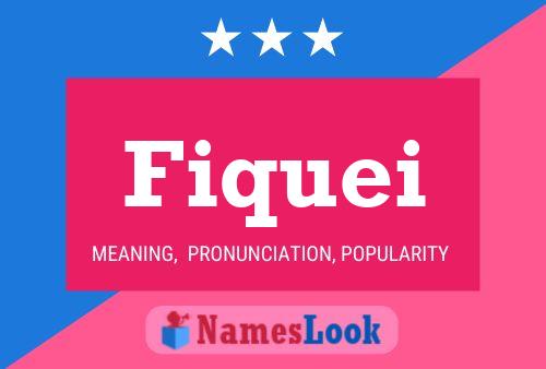 Fiquei Name Poster