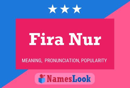 Fira Nur Name Poster