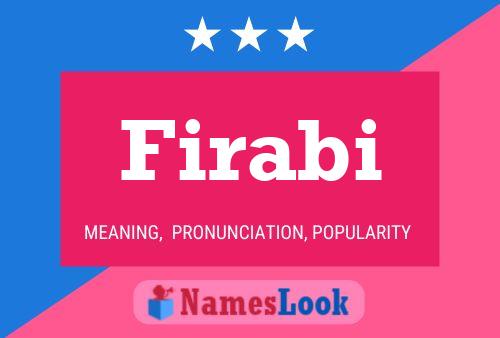 Firabi Name Poster