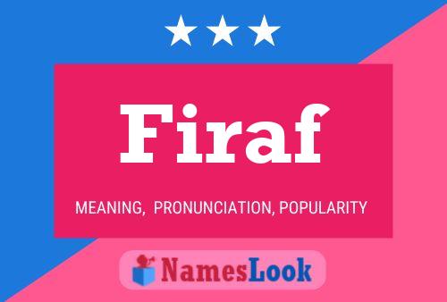 Firaf Name Poster