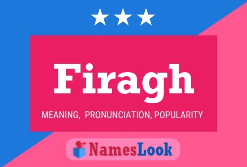 Firagh Name Poster