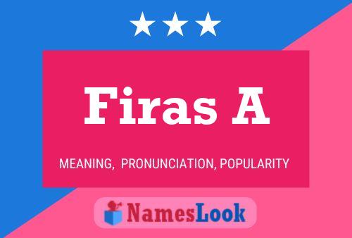 Firas A Name Poster