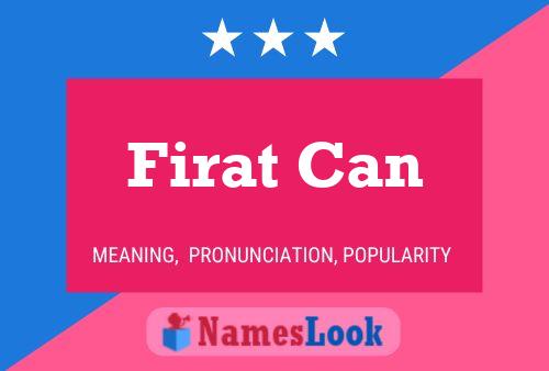 Firat Can Name Poster