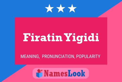 Firatin Yigidi Name Poster