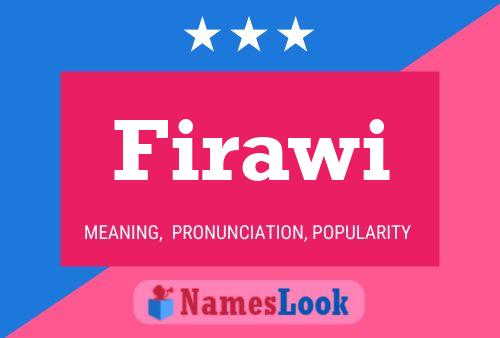 Firawi Name Poster