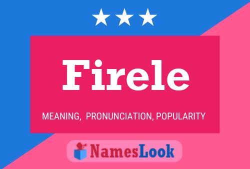 Firele Name Poster