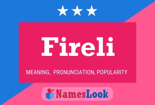 Fireli Name Poster