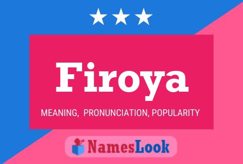 Firoya Name Poster